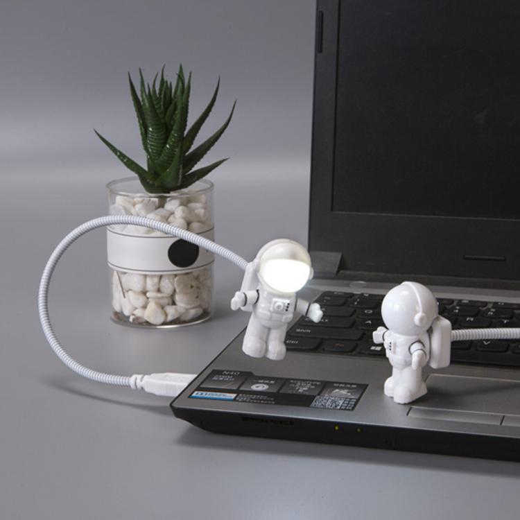 all in one place גאדג'טים Funny Astronaut USB Gadget USB LED Light Adjustable Night Light Gadgets for Computer PC Lamp Desk Lamps