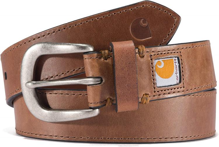 all in one place אביזרי נשים Carhartt Women's Standard, Casual Rugged, Available in Multiple Styles, Colors & Sizes, Saddle Leather Belt (Brown), Smal