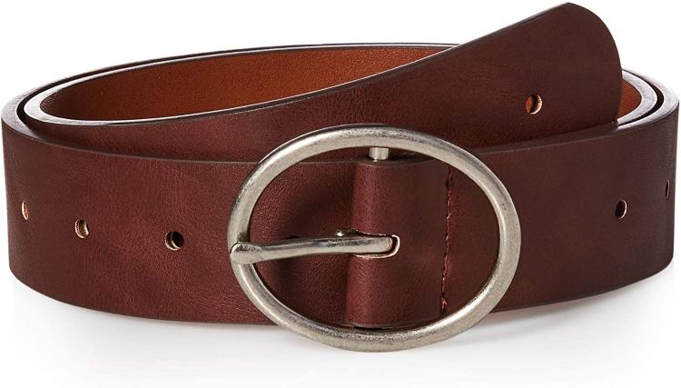 all in one place אביזרי נשים Amazon Essentials Women's Fully Adjustable Casual Belt with Rounded Buckle