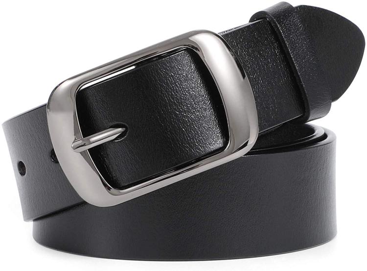 all in one place אביזרי נשים Women Leather Belts for Jeans Pants Fashion Dress Belt for Women with Solid Pin Buckle by WHIPPY