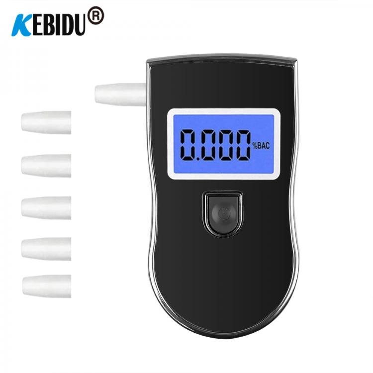 all in one place גאדג'טים Professional Alcohol Tester Digital Breathalyzer LCD Display Breath Analyzer Portable Alcohol Detection Device for Drivers