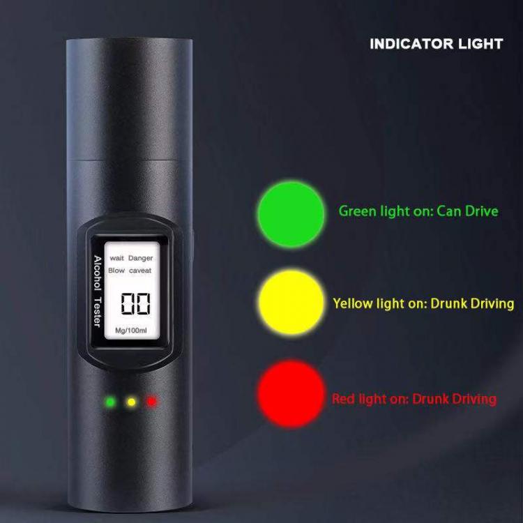 all in one place גאדג'טים Q91 Digital Alcohol Tester Breath Alcohol Tester, Mini Blowing Alcohol Tester, Car Drunk Driving Alcohol Tester USB charging