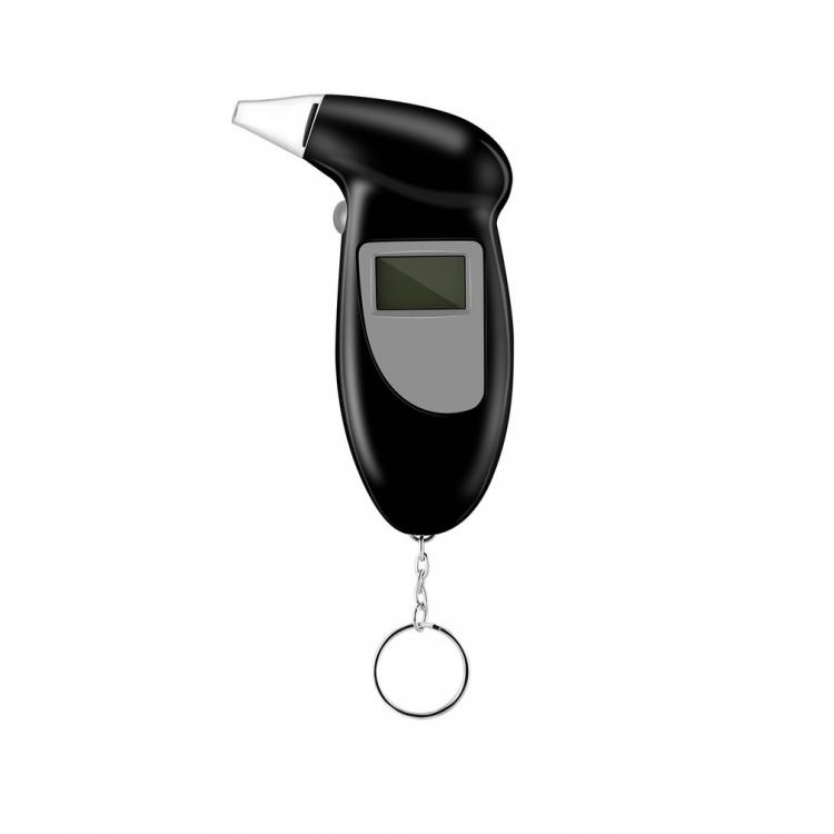 all in one place גאדג'טים New Arrival Alcohol Breath Tester Breathalyzer Analyzer Detector Test Keychain Breathalizer Breathalyser DeviceLCD Screen