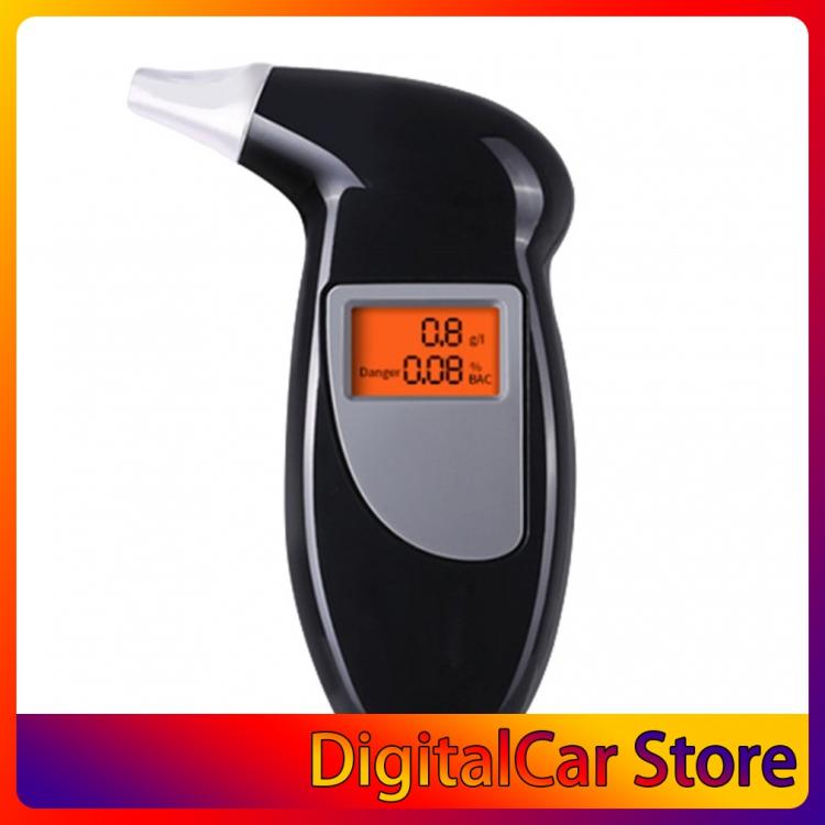 all in one place גאדג'טים Digital Alcohol Tester Handheld Alcohol Breath Tester Backlight Breathalyzer Analyzer Detector Drunk Drivers With 5PC Mouthpiece