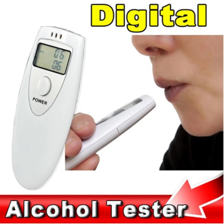 all in one place גאדג'טים Professional  Non-contact Easy Use Alcohol Tester Mini LCD Digital Display Alcohol Breath Analyzer Breathalyzer Test Testing