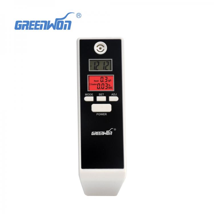 all in one place גאדג'טים New red Backlight LCD digital Alcohol Tester breathalyzers Alcohol Detector, Dual LCD display Clock , Free shipping!