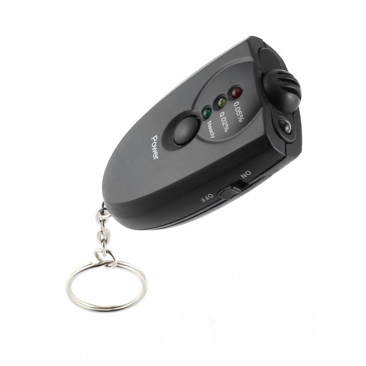 all in one place גאדג'טים 1PCS Portable Keychain Alcohol Tester Digital Alcohol Breath Tester Breathalyzer Analyzer LCD Detector Backlight Light