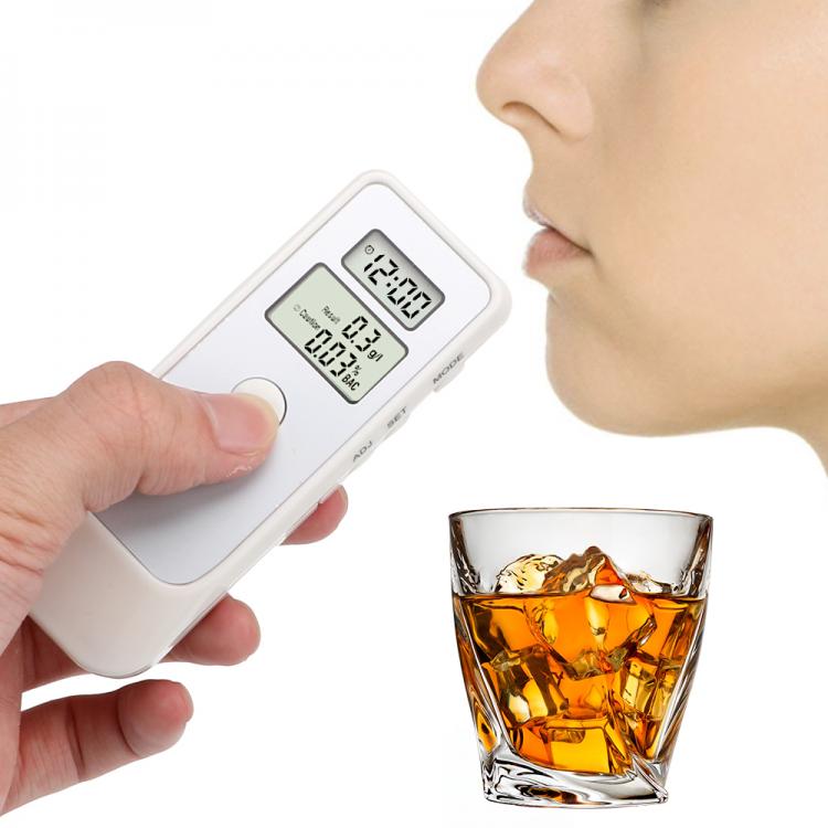 all in one place גאדג'טים Breathalyser Device Alcohol Detector Car Electronics Alcohol Breath Tester Backlight LCD Screen Breathalyzer With LCD Clock