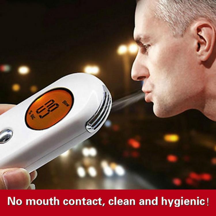 all in one place גאדג'טים Professional Mini Alcohol Tester Police LCD Display Digital Breath Quick Response Breathalyzer for the Drunk Drivers alco tester