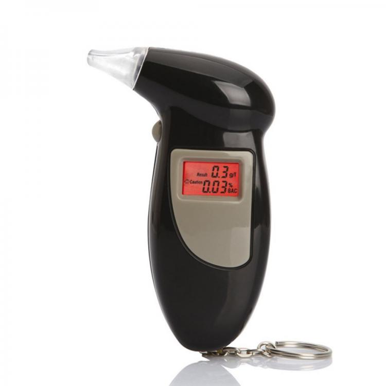 all in one place גאדג'טים New Digital Breath Alcohol Tester With Audible Alert Safe Driving With Key Chain Quick Response Alcohol Detector