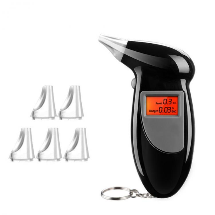 all in one place גאדג'טים 2020 newest breath alcohol tester professional Breathalyzer With LCD Screen Digital Alcohol Detector Powered By USB Char