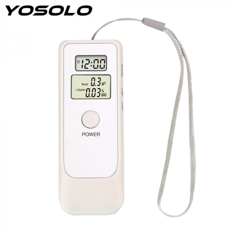 all in one place גאדג'טים Car Electronics Backlight LCD Screen Breathalyser Device Alcohol Breath Tester With LCD Clock Alcohol Detector Breathalyzer