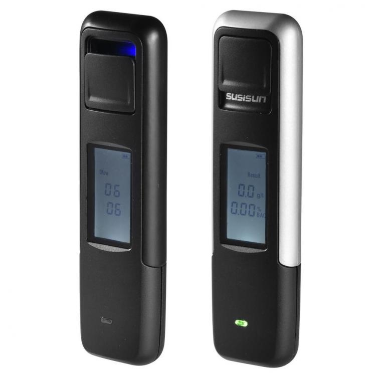 all in one place גאדג'טים AT05 Professional Digital Breath Alcohol Tester Non-Contact USB Rechargeable Breathalyzer Analyzer High Accuracy Alcohol Tester