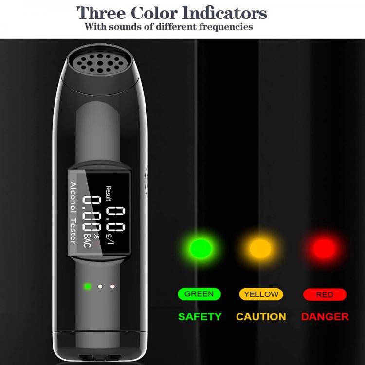 all in one place גאדג'טים Newest  Breath Alcohol Tester  Professional Breathalyzer With LCD Screen Digital  Detector Powered By USB Charger