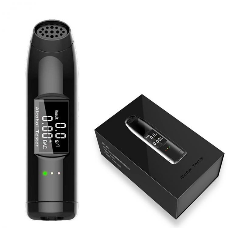 all in one place גאדג'טים Handheld Backlight Digital Alcohol Tester Breath Analyzer Professional LCD Screen USB Charger Alcohol Backlight Light Noncontact