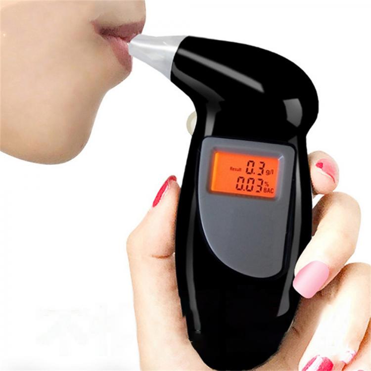 all in one place גאדג'טים Handheld Backlight Alcohol Breath Tester Digital Alcohol Detector Breathalyzer Backlight Display With 5 Mouthpieces