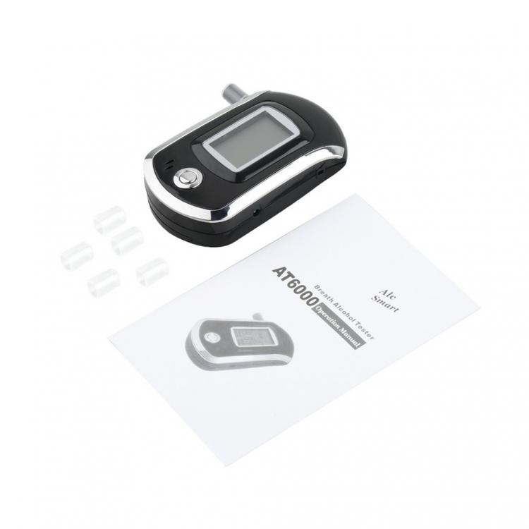 all in one place גאדג'טים Alcohol Tester Professional Digital Breathalyzer Breath Analyzer with Large Digital LCD Display 5 Pcs Mouthpieces HOT