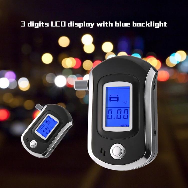 all in one place גאדג'טים Digital Alcohol Tester Backlight Alcohol Breath Tester Breathalyzer Analyzer LCD Detector Backlight Light With 5 Mouthpiece