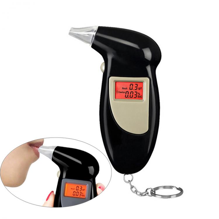 all in one place גאדג'טים 1 Pcs Professional Alcohol Breath Tester Breathalyzer Analyzer Detector Test Keychain Breathalizer Breathalyser Device