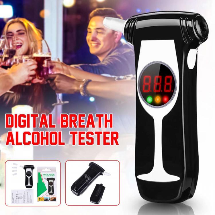 all in one place גאדג'טים Alcohol Breath Tester Breathalyzer Alcohol Analyzer Detector Test Breathalizer Breathalyser Device LCD Screen