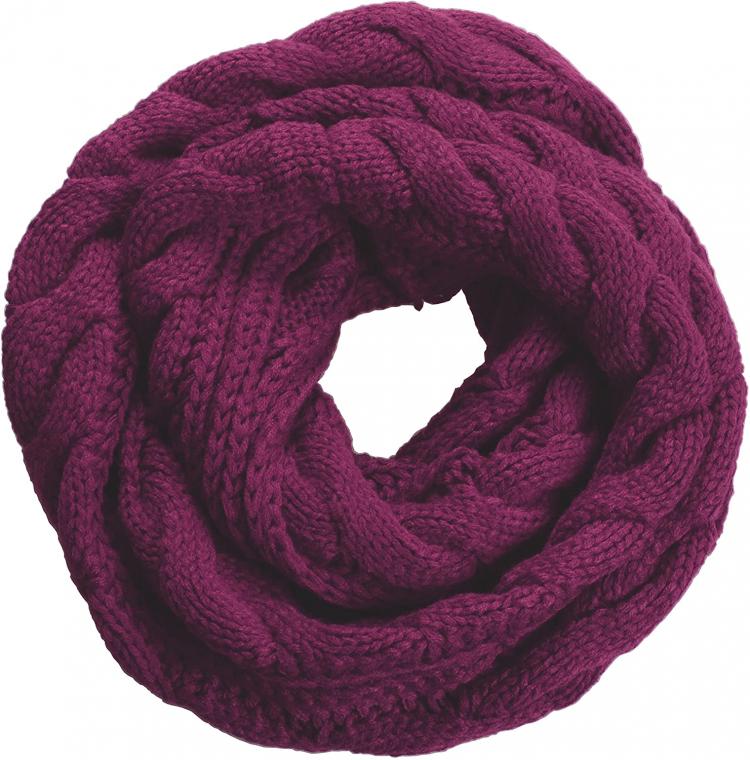 all in one place אביזרי נשים NEOSAN Womens Thick Ribbed Knit Winter Infinity Circle Loop Scarf