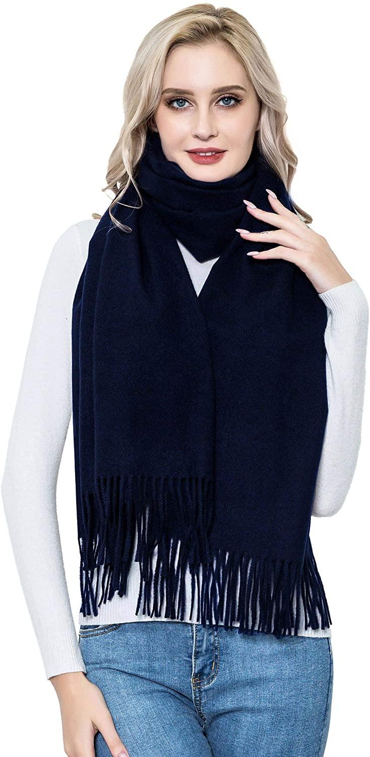 all in one place אביזרי נשים Cashmere Scarf and Shawl, vimate Thick Soft Cashmere Pashmina Shawl Wrap