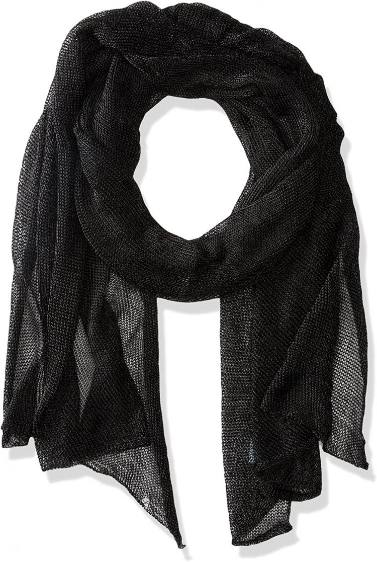 all in one place אביזרי נשים Betsey Johnson Women's One Size Love Liquid Mesh Wrap