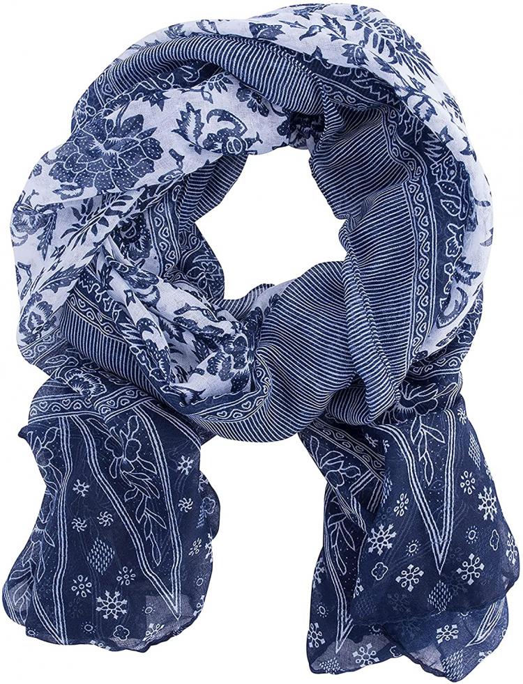 all in one place אביזרי נשים Insect Shield Women's Standard Versatile Wrap, Blue, One Size