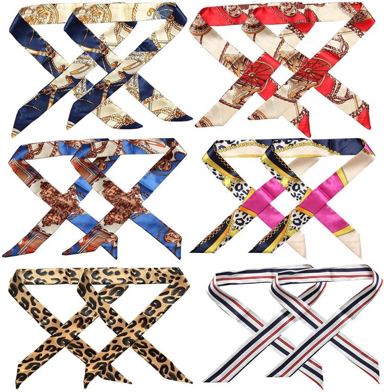 all in one place אביזרי נשים Bag Handbag Scarf Handle Wrap Ribbon Scarf Purse Scarf for Women