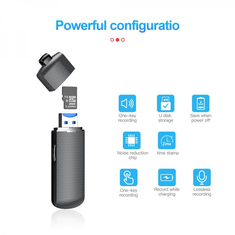 all in one place גאדג'טים Mini USB Sound Audio Recorder Voice Recording Device Small U Disk Flash Drive Activated Oculta Mini Invisible Audio Dictaphone