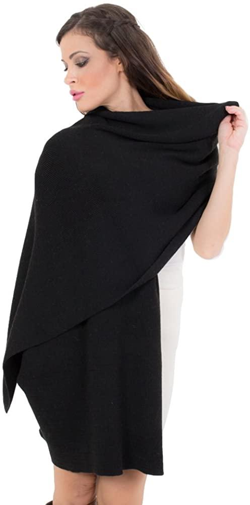 all in one place אביזרי נשים Pashmina Shawls for Women, Soft Wool Scarf, Extra Large Knitted Cashmere Wraps