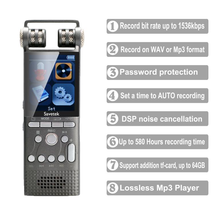all in one place גאדג'טים Voice Activated Recorder Digital Audio Recorder 8GB 16GB 32GB USB Pen Hifi Mp3 Recording PCM WAV HD 1536Kbps Noise Cancelling