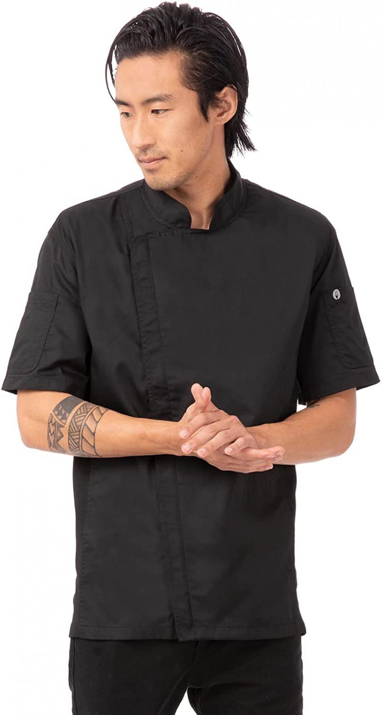 all in one place בגדי גברים Chef Works Men's Springfield Chef Coat