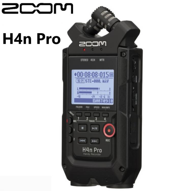 all in one place גאדג'טים 2020 New ZOOM H4n pro Black four track audio handy recorder recording pen with X/Y stereo microphone, for music/film/Interview