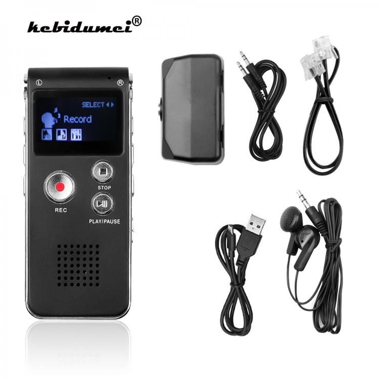 all in one place גאדג'טים kebidumei Professional 8GB Digital Audio Voice Recorder Mini Digital Dictaphone Mp3 Player Pen Built-in Microphone Wholesale