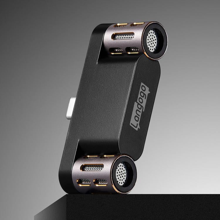 all in one place גאדג'טים Langogo Mini Voice Recorder Microphone Receive Sound Long Distances 104 Languages Transcribed  Adapt Android&IOS Usb C Type