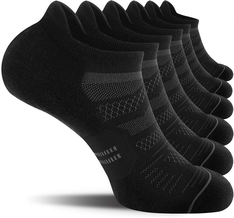 all in one place בגדי גברים CelerSport 6 Pack Men's Running Ankle Socks with Cushion, Low Cut Athletic Sport Tab Socks