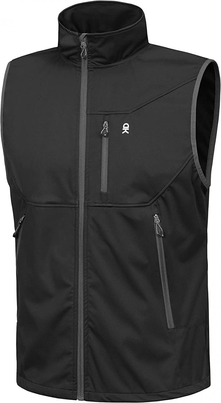 all in one place בגדי גברים Little Donkey Andy Men's Lightweight Softshell Vest, Windproof Sleeveless Jacket for Travel Hiking Running Golf