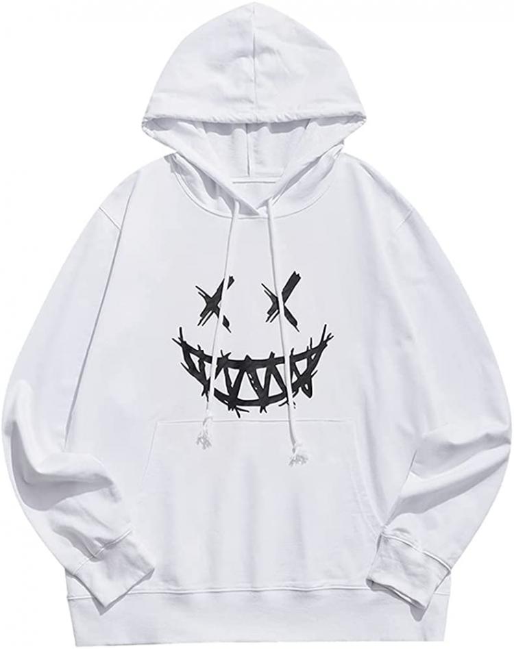 all in one place בגדי גברים ZAFUL Men Long Sleeve Hoodie Casual Sweatshirt Tops with Pocket Drawstring