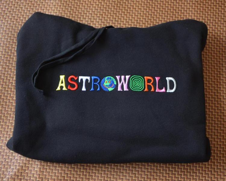 all in one place בגדי גברים 2020 TRAVIS SCOTT Astroworld WISH YOU WERE HERE Embroidered Rainbow Letter Men Women Pullover Hoodies Fashion Hip Hop Sweatshirt