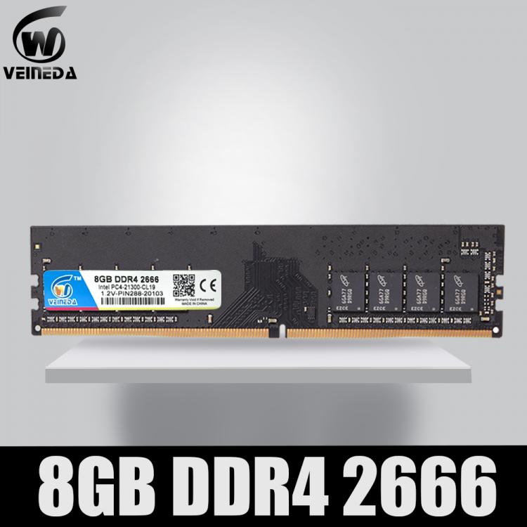 all in one place חומרה VEINEDA Dimm Ram DDR4 4GB PC4-17000 Memory Ram ddr 4 2133 For Intel AMD DeskPC Mobo ddr4 4 gb 288pin
