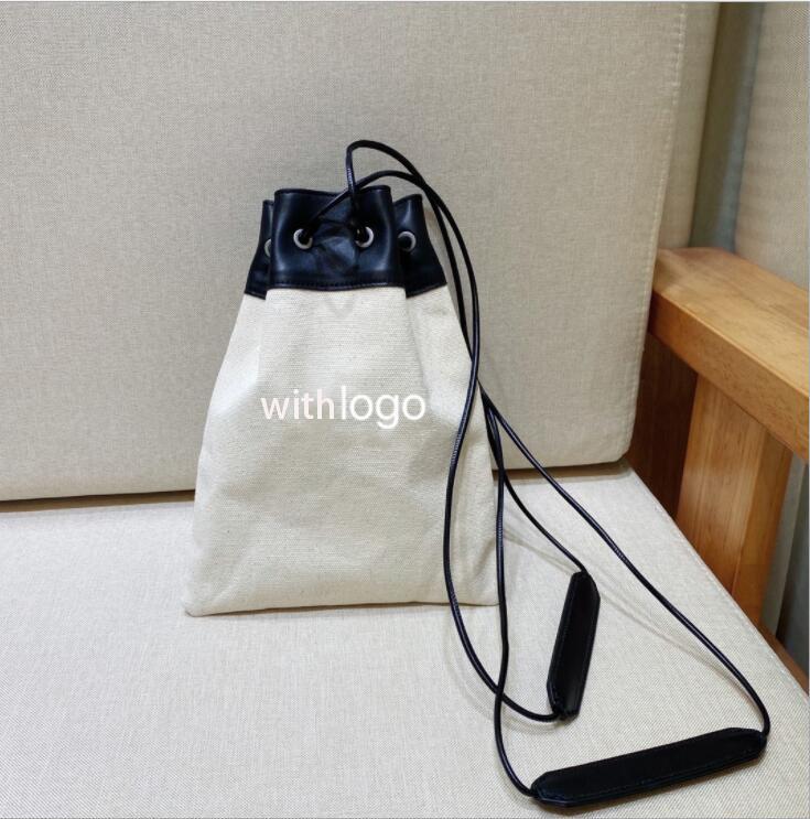 all in one place אביזרי גברים 2021 New Women's Canvas Bag Drawstring Closure Canvas Bag Large Capacity