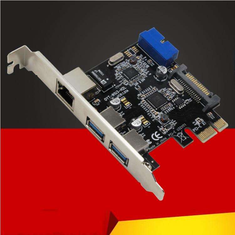 all in one place חומרה USB 3.0 Ethernet Adapter 3 Port USB 3.0 HUB 10/100/1000 Mbps PCI-E to RJ45 Gigabit Network LAN Adapter Usb Ethernet Network Card