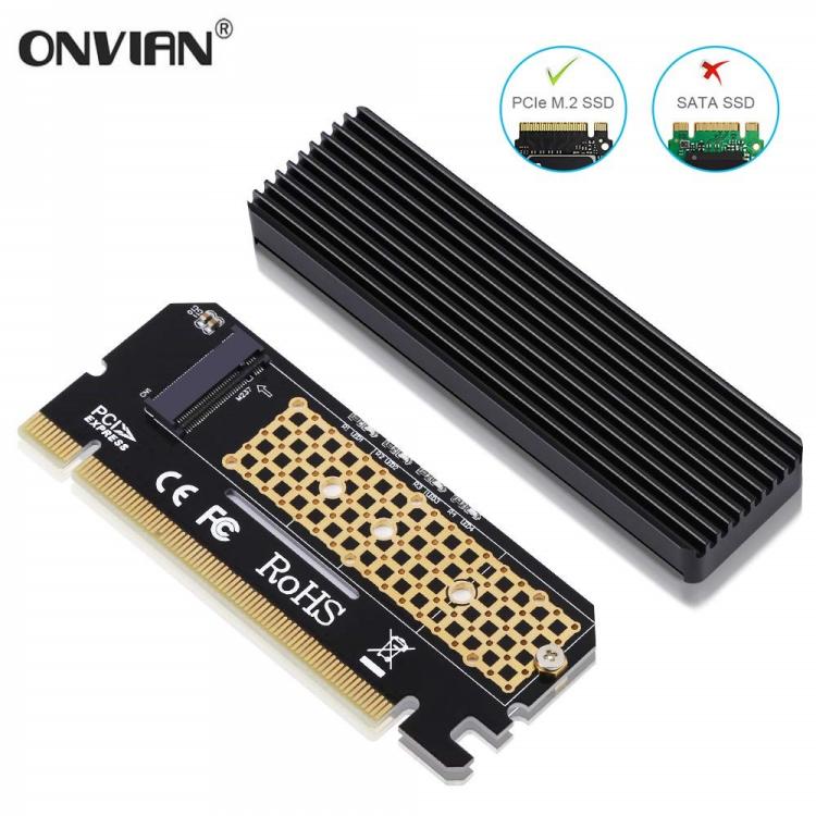 all in one place חומרה Onvian m.2 to pcie x16 adapter Card pci-e to m.2 convert adapter NVMe SSD Adaptor m2 M Key Interface PCI Express 3.0