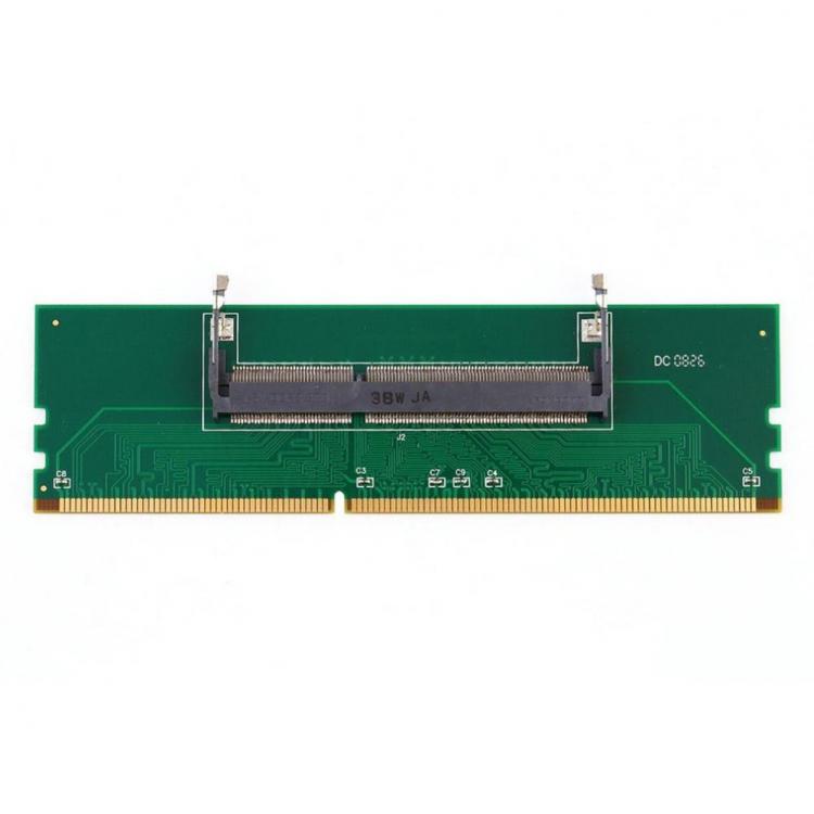 all in one place חומרה DDR3 Laptop SODIMM to Desktop DIMM RAM Adapter Expansion Card PC Memory Connector Card 204-Pin Interface