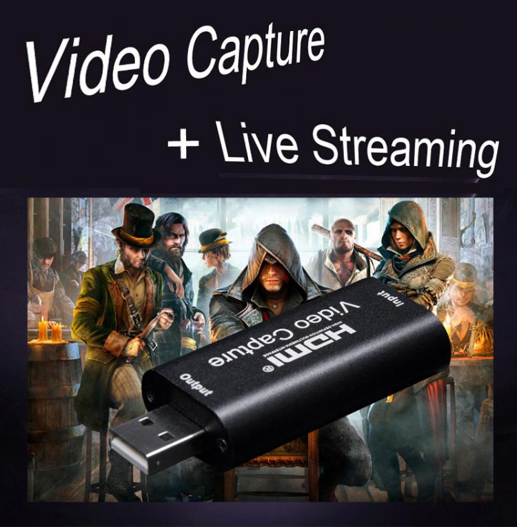 all in one place חומרה Mini 4K 30 INPUT 1080P 30 Capture USB 2.0 HD Video Capture Card HDMI Phone Computer Game Recording Box Live Streaming Broadcast