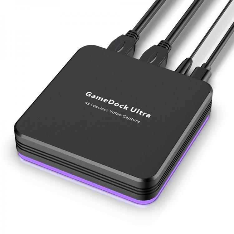 all in one place חומרה Y&H HDMI Game Capture Card, Live Stream and Record in 4K30P or 1080P 120HZ,HDR Video Pass-Through up to 240fps,Ultra-Low Laten