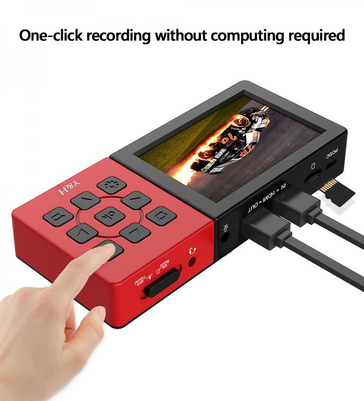 all in one place חומרה Ezcap 273A HD Video Recorder Box Portable Game Capture Box with 3.5 Inch LCD Screen 1080P 60fps Game Capture Device