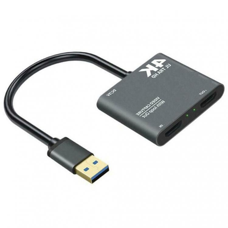 all in one place חומרה 4K 1080P  USB 3.0 to HDMI-compatible  Video Audio Game Capture Card  With Loop Out Full 1080p 60 Record Via DSLR Camcorder