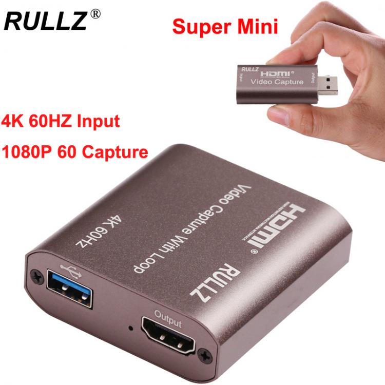 all in one place חומרה 4K 60Hz USB 3.0 2.0 HDMI Video Capture Card TV Loop Output U3 1080P 60fps Game Recording Plate Live Streaming Box for PS4 Camera